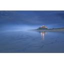 Bamburgh Castle  in Blue