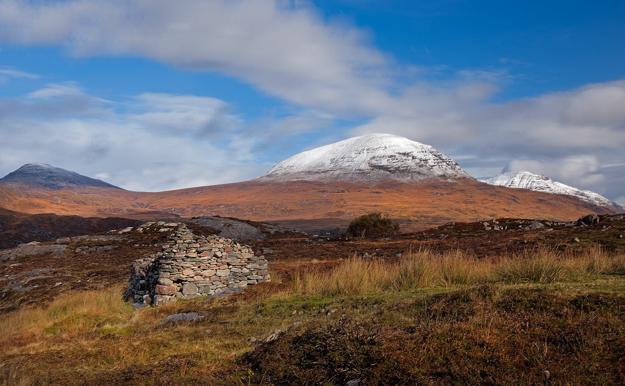 Ruin and Beinn Alligin