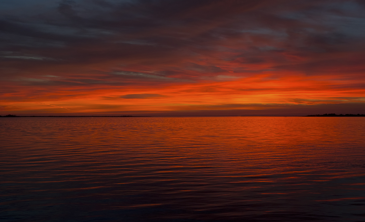 Sunset at Dunedin Causeway