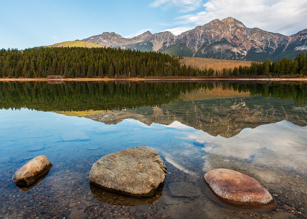 Three Stoness at Patricia Lake